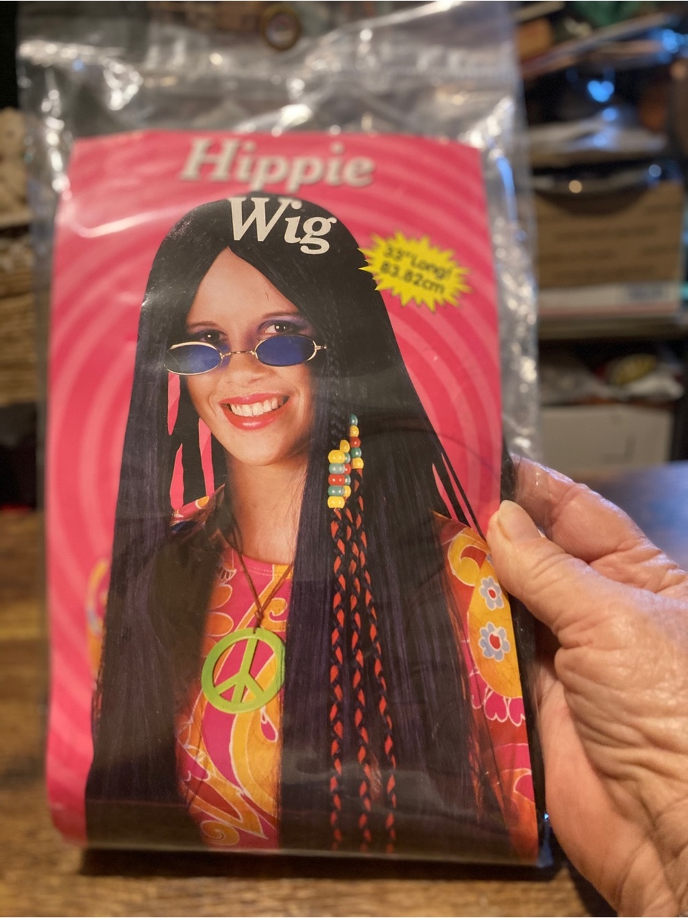 Vintage Fun World ladies hippie wig